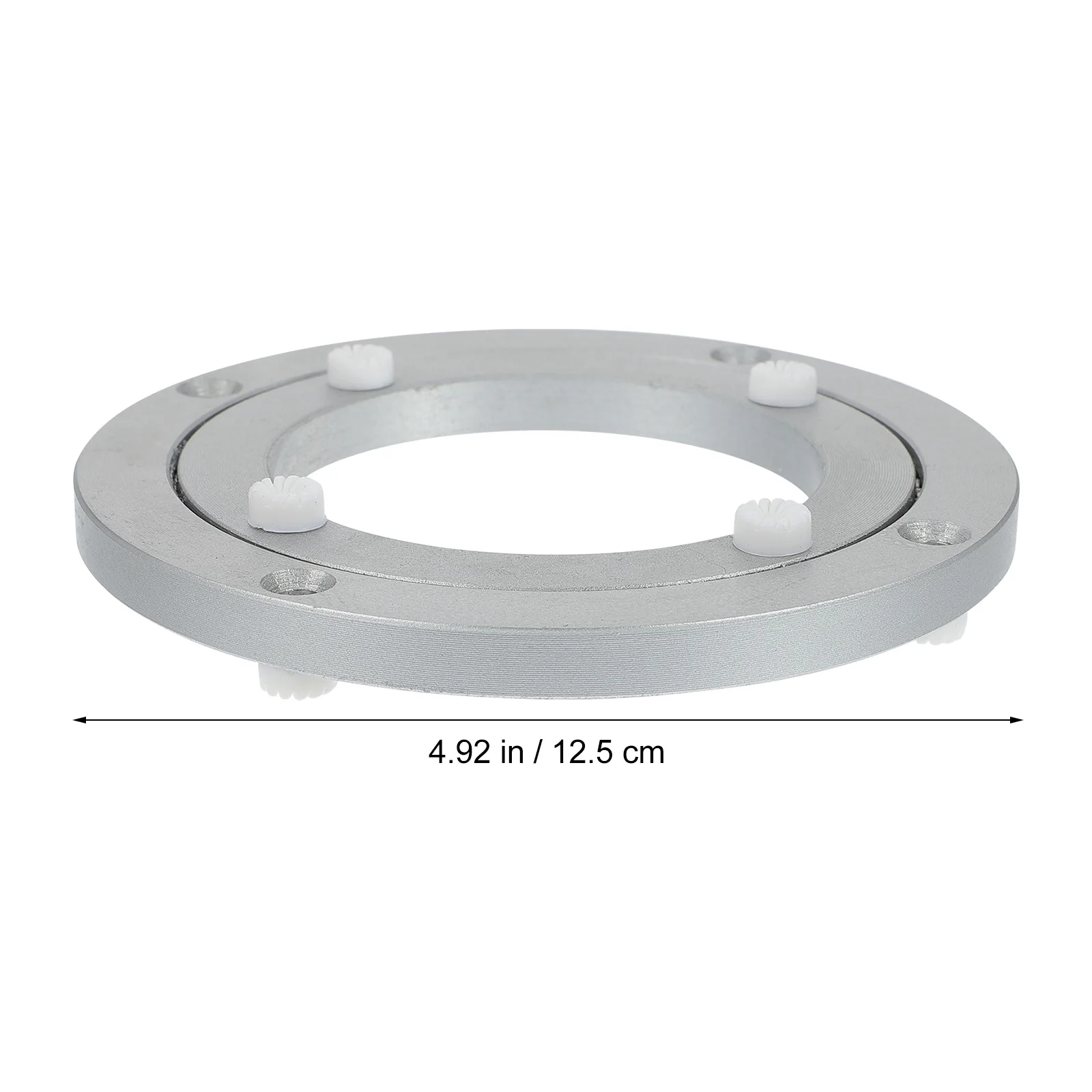 

Aluminum Alloy Turntable Swivel Rotating Bearing Round Plate Dinner Dish Server Dining Tabletop Serving Bearings Food for Small