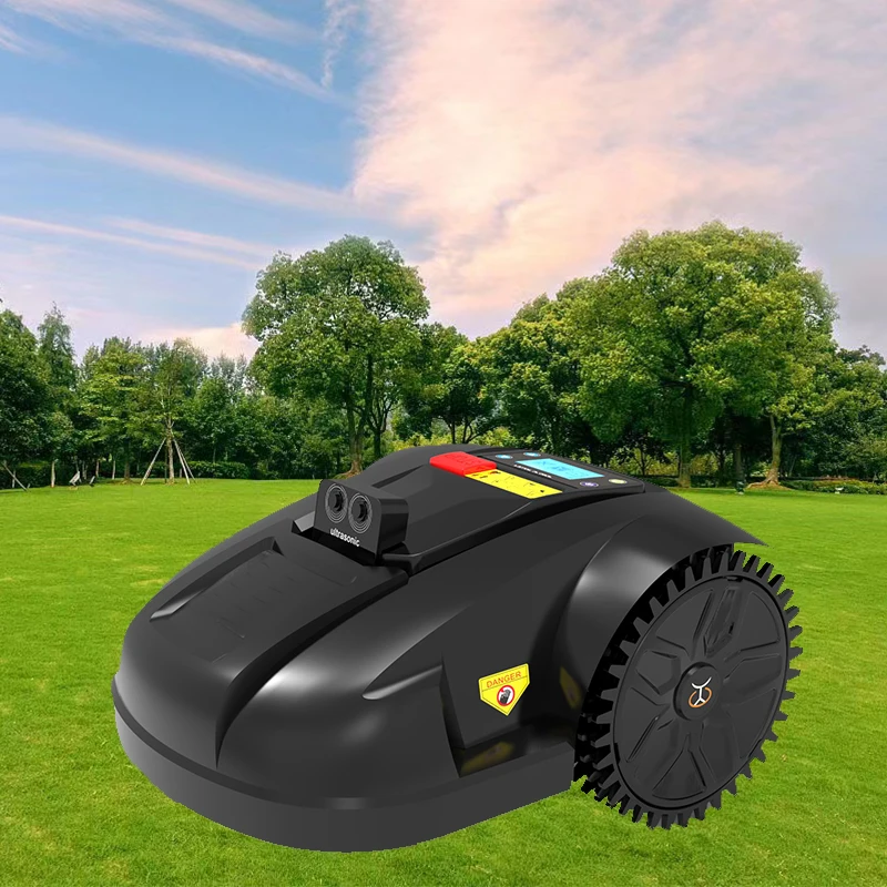 Robotic Mower Grass Cutter E1800 for Lawn 1500m2,Mowing Robot,Ultrasonic, 5.2Ah Lithium,Wifi App,LED Display Home Appliances