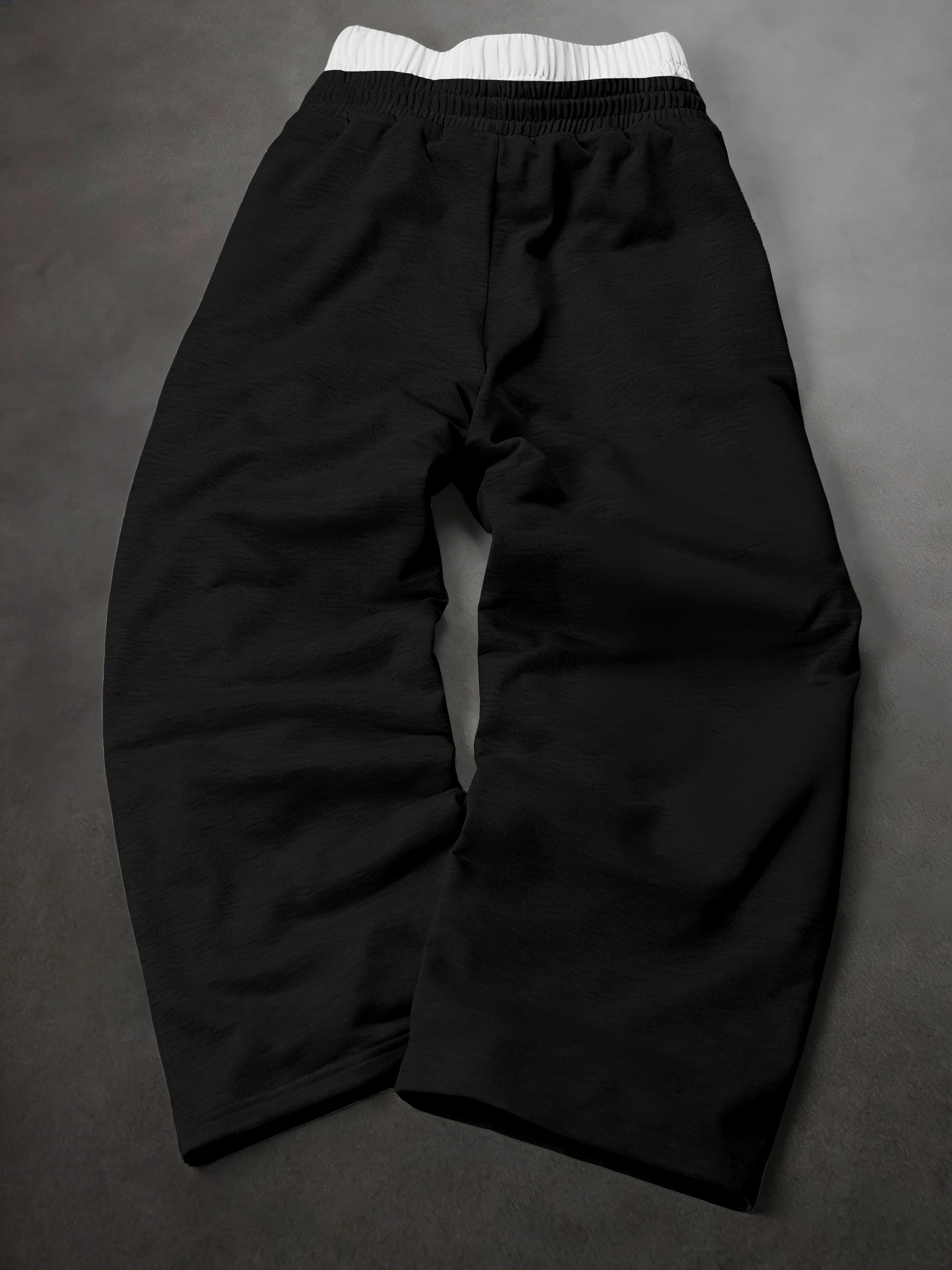 Men's Gothic Eye Flower Print Baggy Wide Leg Capri Sweatpants Polyester S-2XL Drawstring Hip Hop Streetwear Casual Cropped Pants