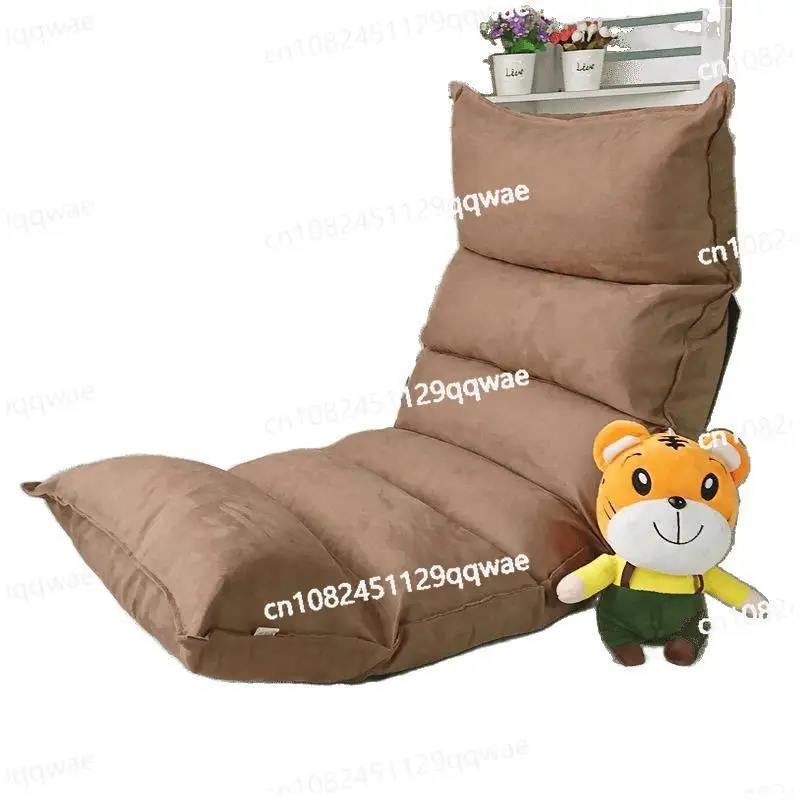 

Lazy Sofa Single Bedroom Chaise Lounge Chair Creative Tatami Cushion Minimalist Modern Folding Recliner Living Room Furniture