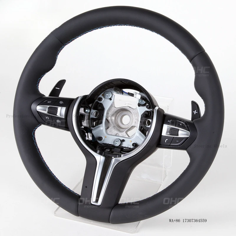 Suitable for BMW 1-7 Series, X1-6, M3-6, E-series modified to F-series, sports full-leather steering wheel assembly, old to new