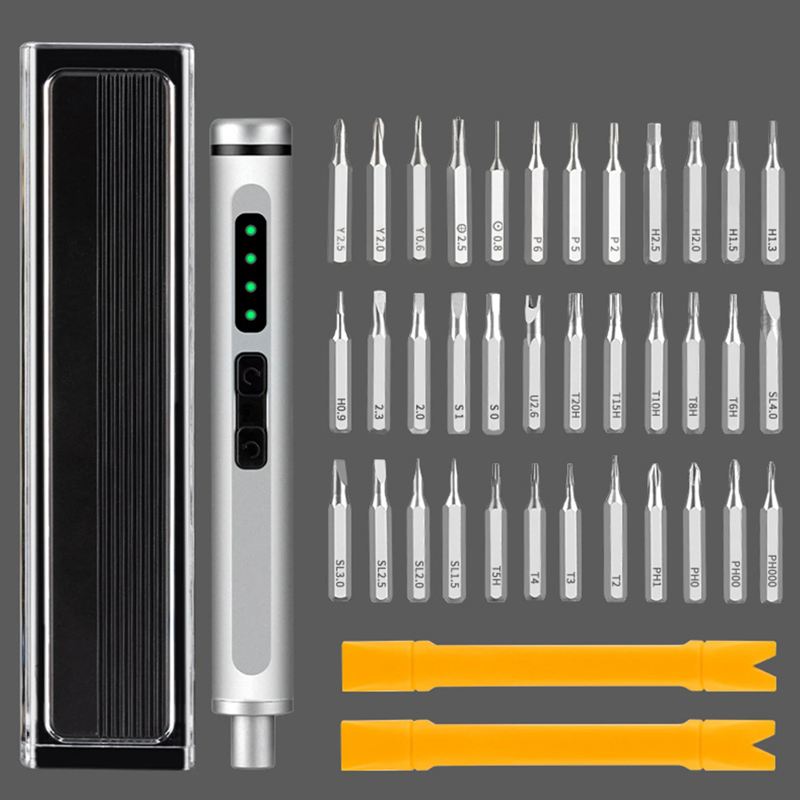 

Электрическая отвертка, перезаряжаемый магнитный инструмент с 36 насадками, набор электрических прецизионных отверток для строительных работ, ремесел, сверления