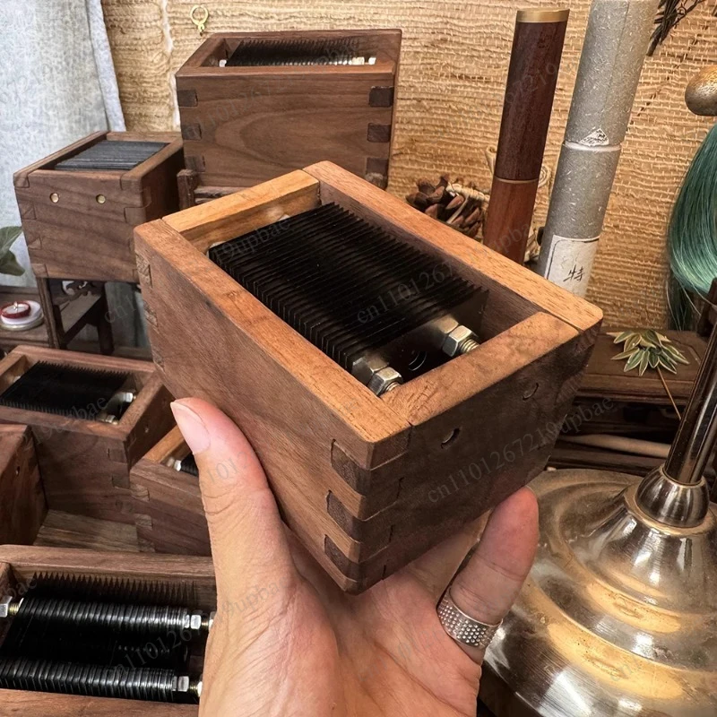 Professional Tailor's Chalk Sharpener Precision Chalk Cutting Tool Black Walnut Wood Mortise and Tenon Joint Craft Accessory