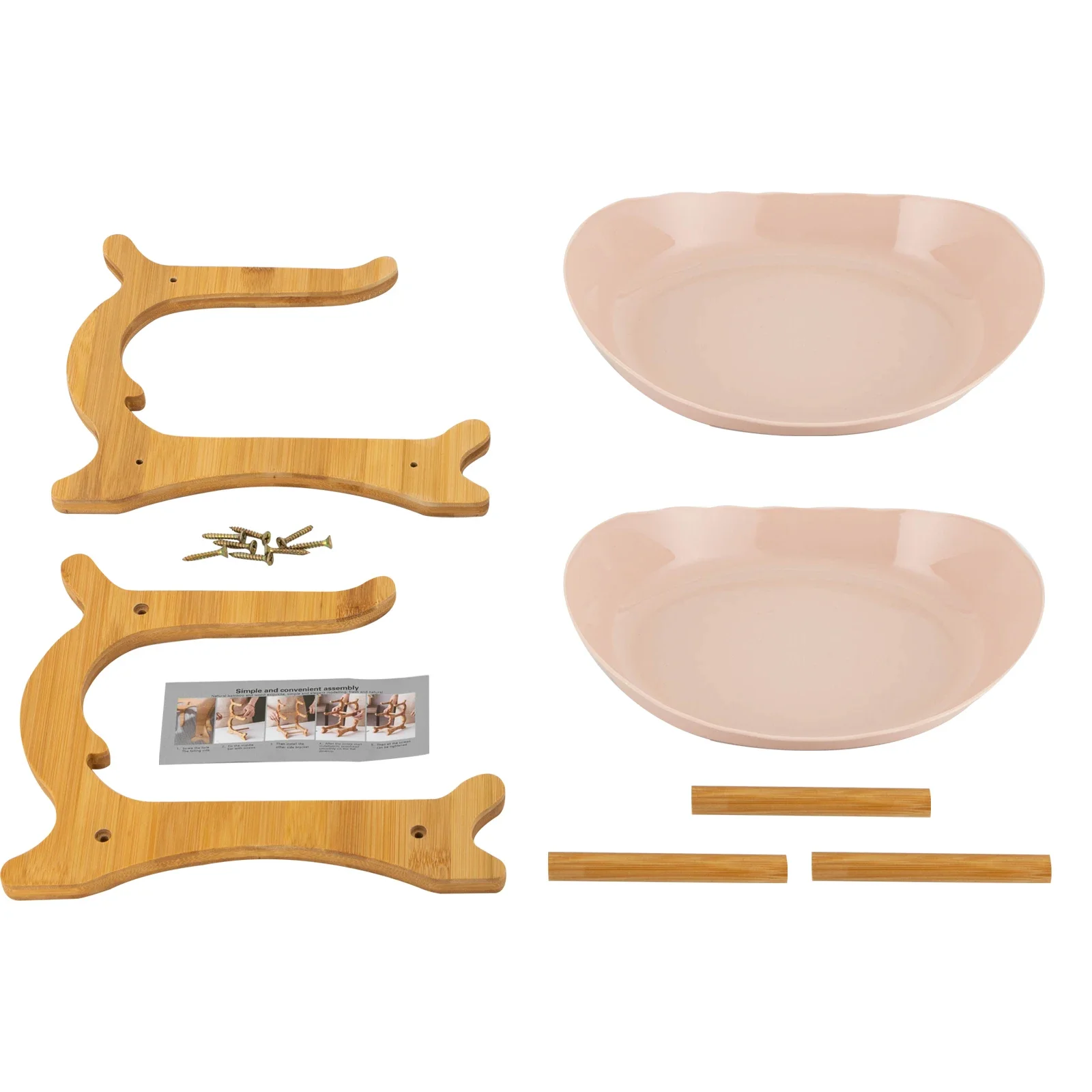 وعاء فواكه من طبقتين، حامل سلة فواكه، صينية تقديم الفاكهة لحفلات العشاء، طاولات الطعام، حفلات الزفاف وأعياد الميلاد #3