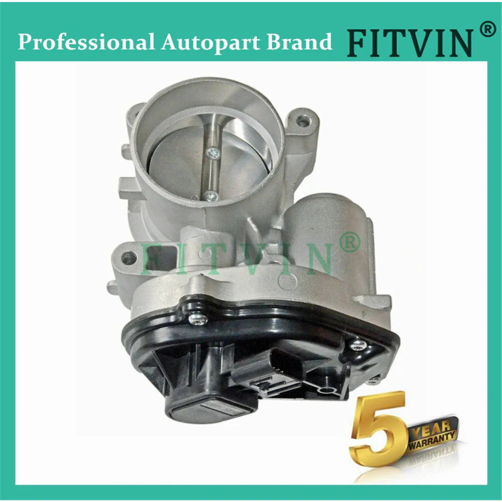 For Ford Focus Fiesta ST 150 Fusion Mondeo 2.3 2.5L 60mm 1556736 New Electric Throttle Valve Body 4M5U9E927DC 4F9U9E928AC