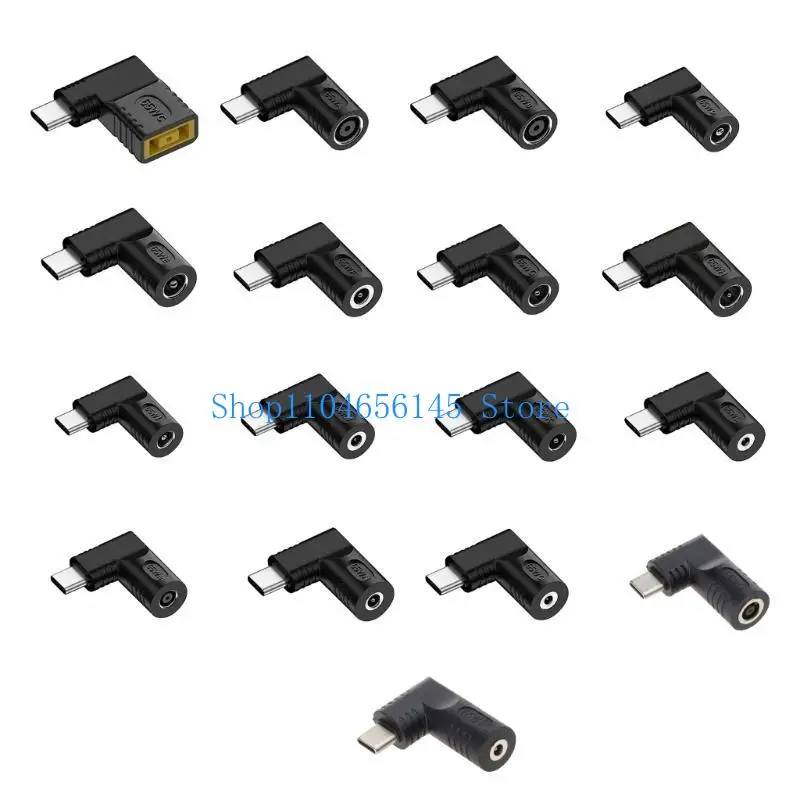 Разъем питания Type-C USB-C «папа» на постоянный ток 3,0x1,1 мм 7,9x0,9 мм 5,5x1,7 мм 7,4x0,6 мм 6,5x1,4 мм 6,3x3,0 мм Адаптер разъема питания