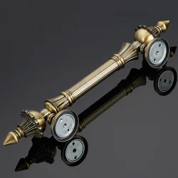1pcs Door Handle Antique Zinc Alloy 280-550mm Length Handle Door Pull Bronze Gate Hotel Entrance Shopping Mall Door Handle