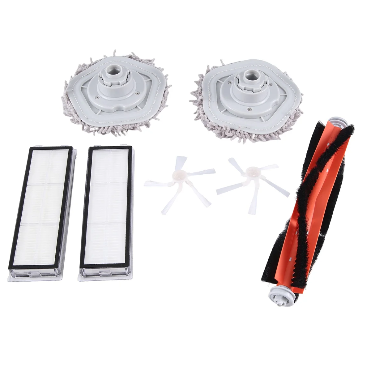 Hauptseitenbürste Hepa-Filter Mopptuch für Bot W10 W10 Pro selbstreinigender Roboter-Staubsauger und Wischteile-HIM