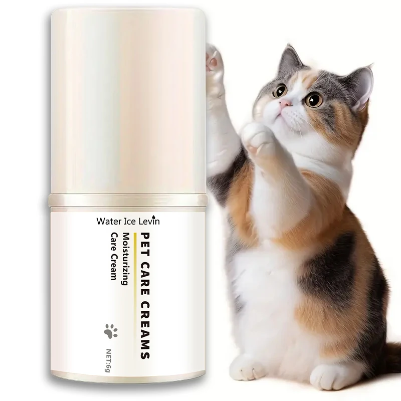 6g Hundenasen- und Pfotenbalsam Hundepfotencreme Katzen Hunde Pfotenschutzcreme Haustierfüße Feuchtigkeitscreme Haustier Riss Füße Reparatur Haustierzubehör