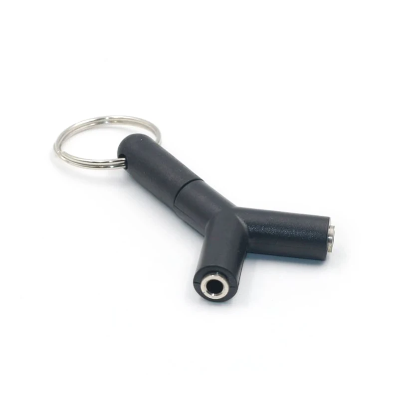 Divisor convertidor adaptador de audio tipo Y para auriculares, dos y un minuto, 3,5 mm