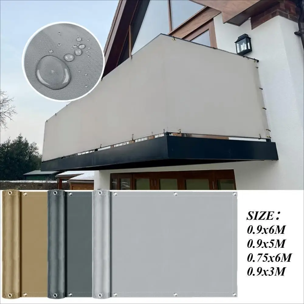 Waterproof Privacy Fence Screen Fence Covering Privacy with Grommets UV Protection Fencing Shade Cover for Outdoor Yard Backyard