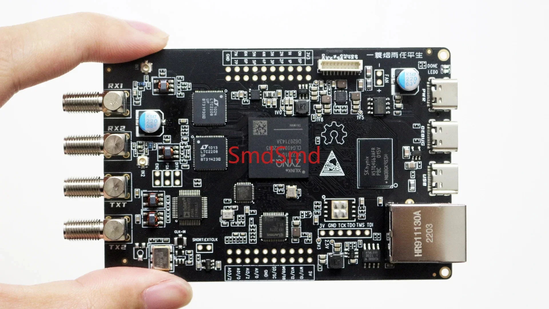 Receiver Dual 16bit ADC ZYNQ7010 2TX & 2RX DDC DUC Compatible with Red Pitaya HDSDR SDR# PowerSDR TRXUNO
