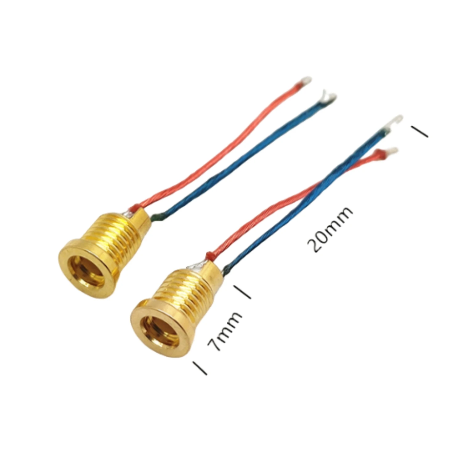 MMCX Pin Connetor Socket Nut Custom Made Universal Female Pure copper Gold Plated Built-in Hreaded for Koss and other headphones