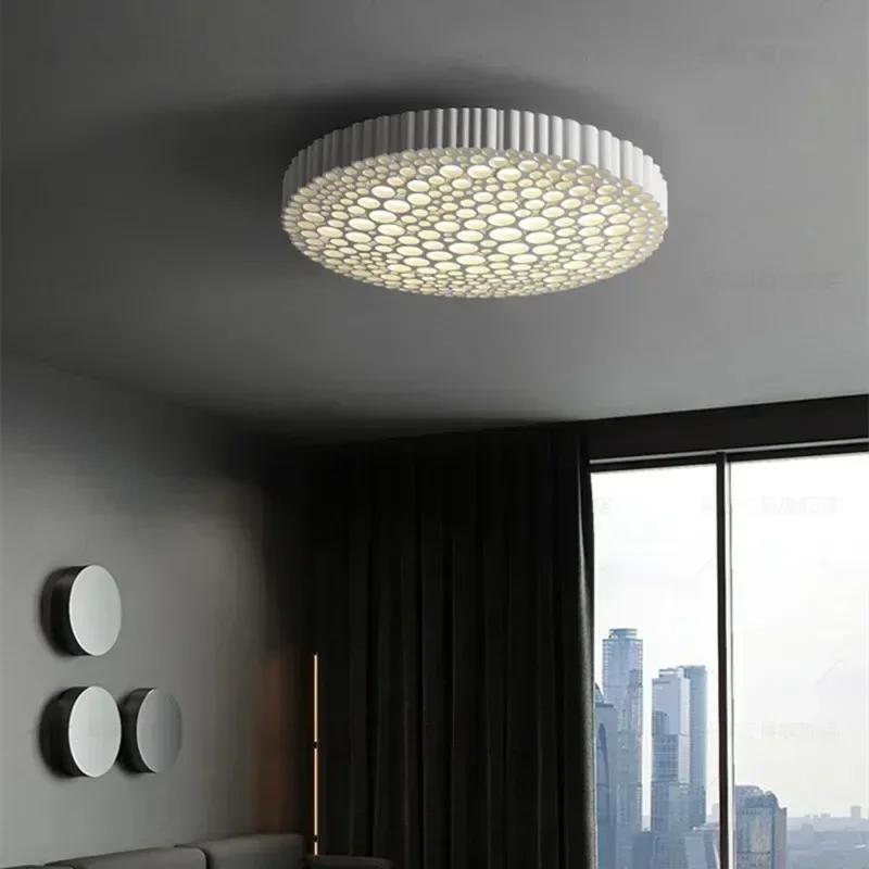 Italian Modern Minimalist Living Room Bedroom Ceiling Light Circular Designers Children Study Home Decoration Lighting Fixtures