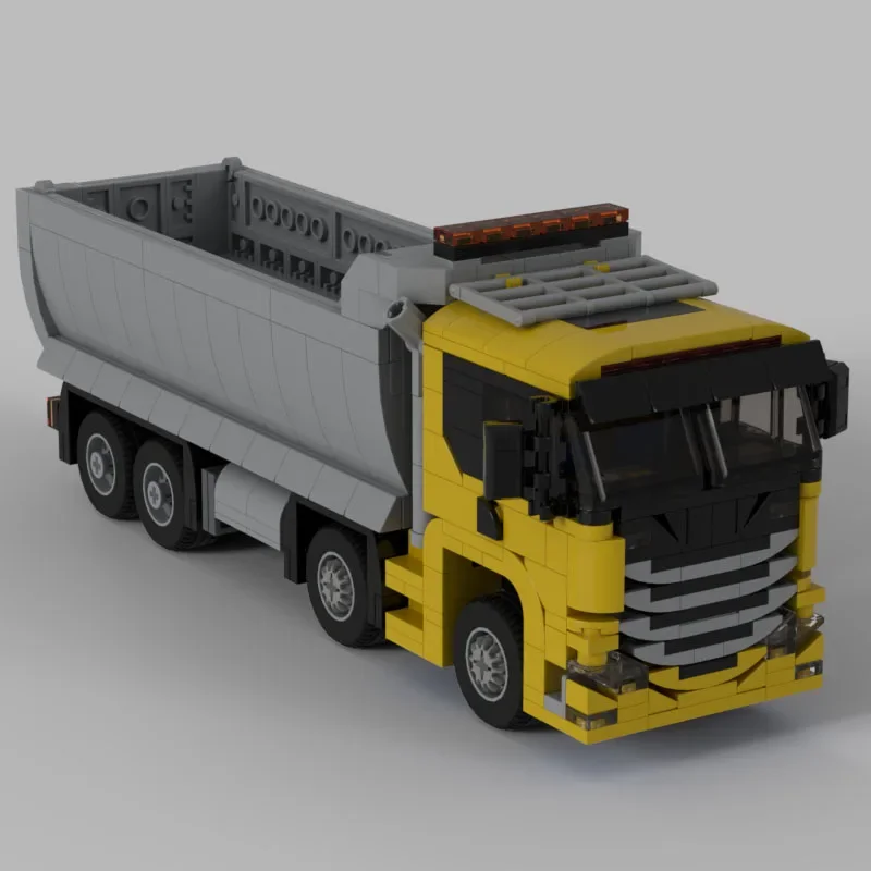 MOC-68911 Nieuwe Zware Dump Truck Bouwsteen Model 602 Onderdelen Onderwijs Jongens Kids Kerst Bouwstenen Speelgoed Geschenken