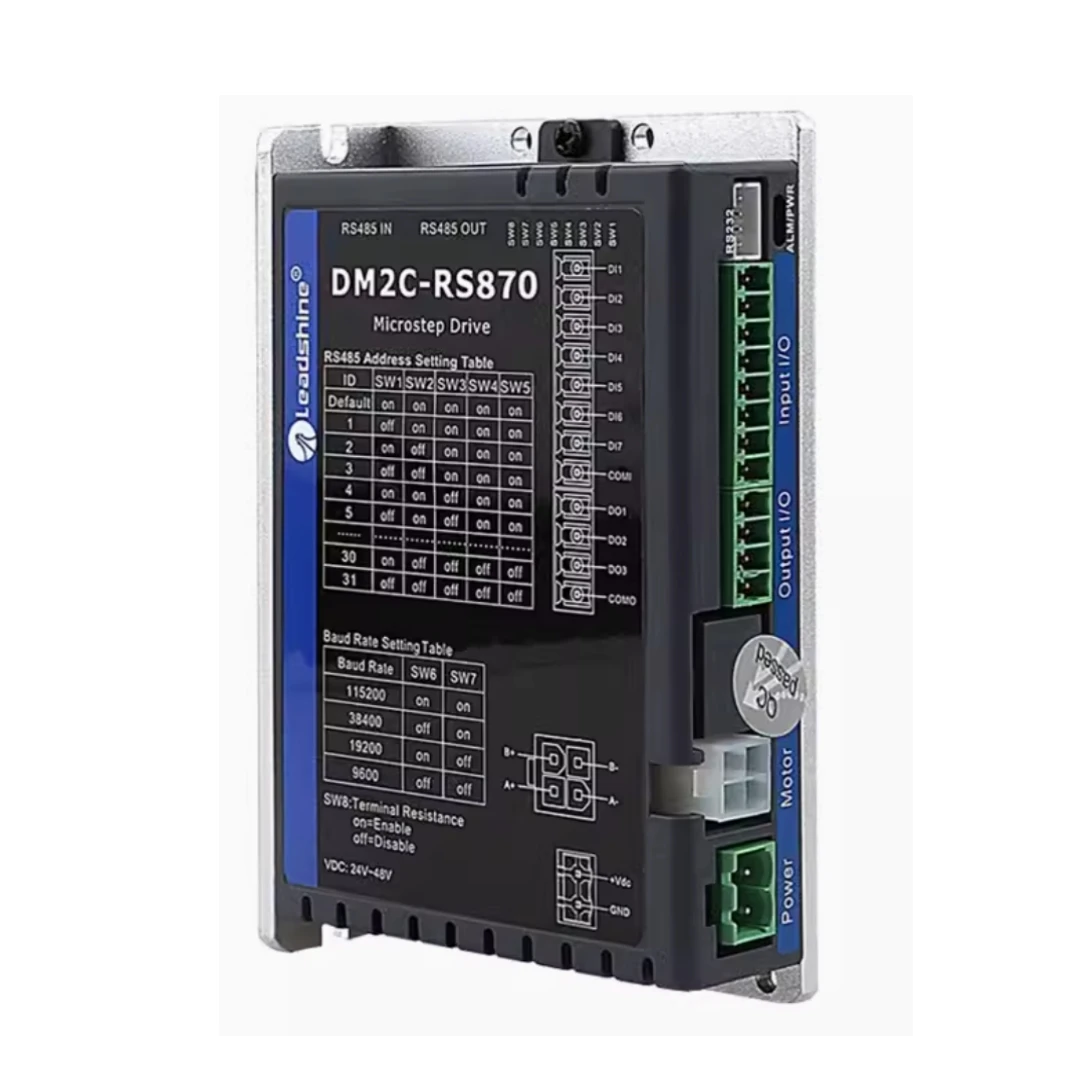 

Leadshine DM2C-RS870 Stepper Motor Driver 2-phase Drive Nema23/24/34 Stepper Motor Controller