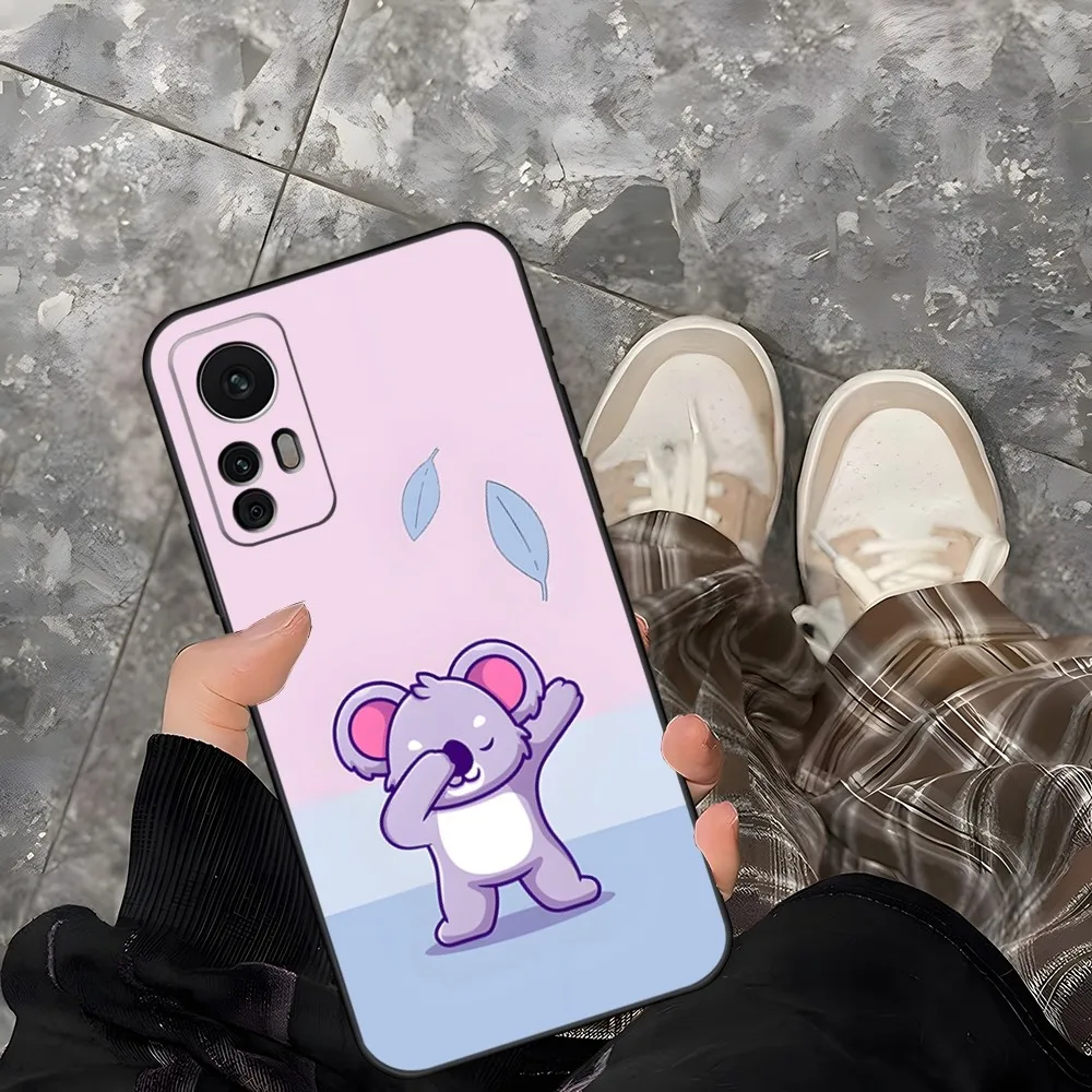 Cute Animal Koala Phone Case For Xiaomi 8 9 11 9T 12 13 11T 11X 9SE 11i Lite Ultra Note10 Poco F3 M4 M3 X4 GT Pro Luxury Back Co