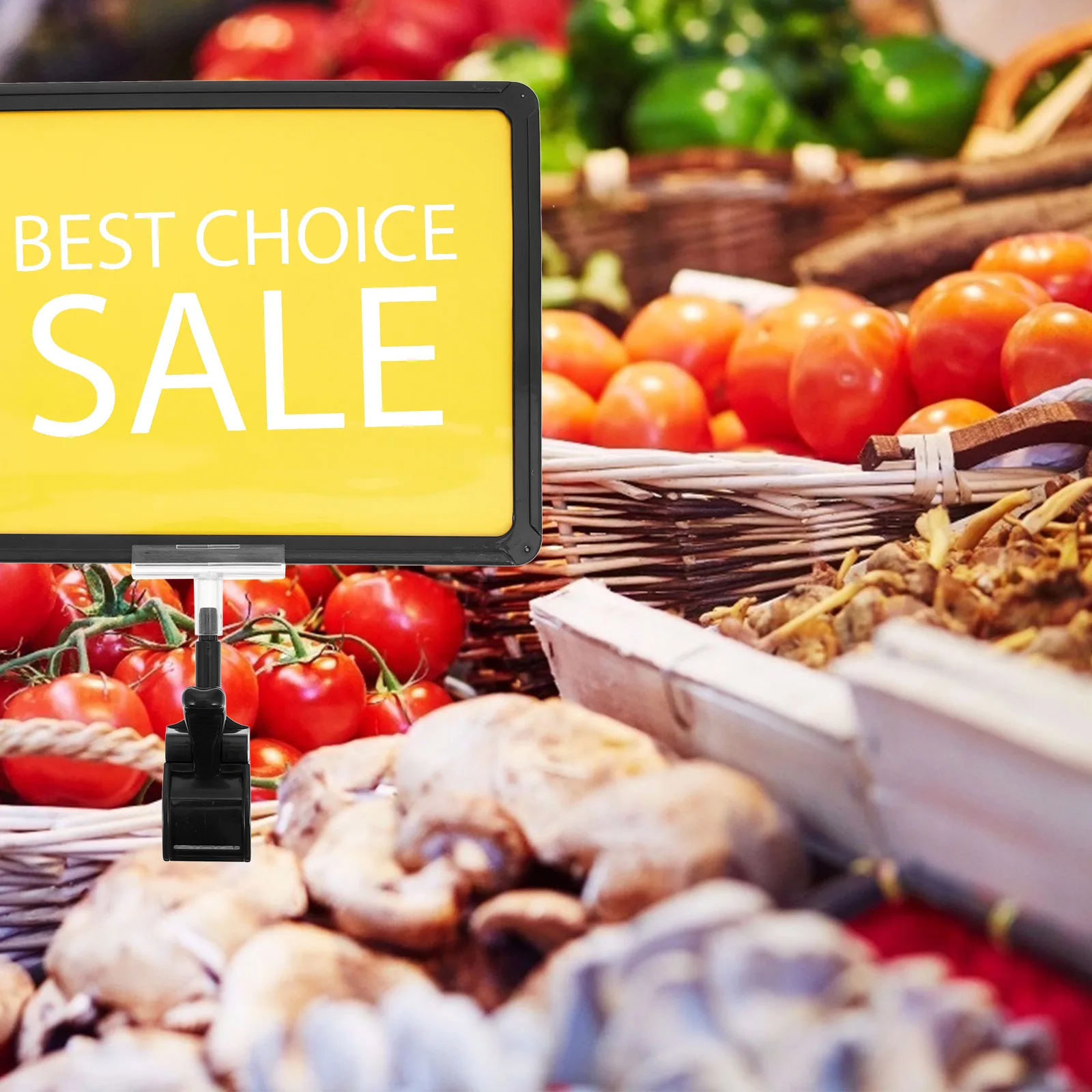 

1 Set A4 Price Tag Board Abs Material Display Merchandise Promotional Price Sign Clip Supermarket Exhibition