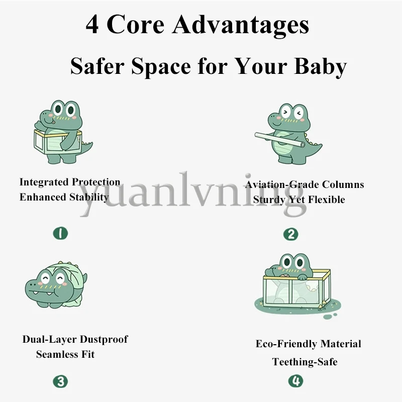 Baby Playpens Children's Playpen Optional 4 Sizes Playpen for Baby Activity Gym Kids Play Fence Playground Baby Ball Pool