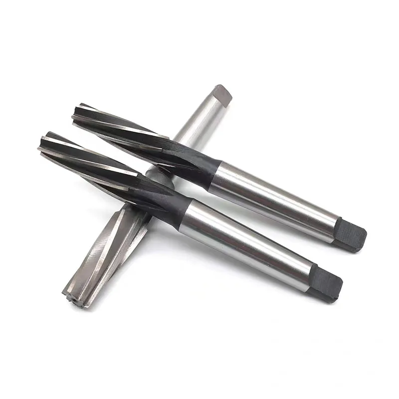 1Pc 1: 10 Taper Machine Reamer HSS H8 Morse Tapered Shank Chucking Reamer CNC Tool For Metal Steel Aluminum Hole Drill