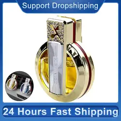 Air Vent Car Aromatherapy Car Aromatherapy Esential Oil Diffuser Air Freshener Vent Clip Locket 4 Scents Elegant Car Air Freshe
