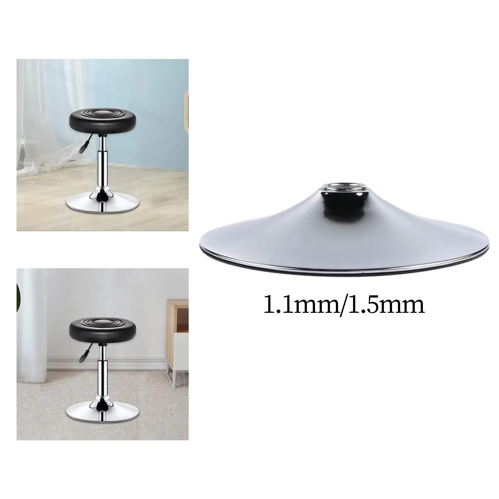 Bar Stool Round Base Accessories Replacement Mount Swivel Plate Table Chair Base for Bar Stool Gaming Office Dining Room Home