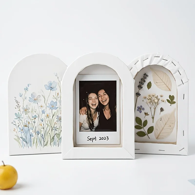 1pc Medium Arched Canvas Panel, DIY Wooden Stretcher Frame with Tightened Blank Canvas,Suitable for Acrylic,Oil,Gouache Painting