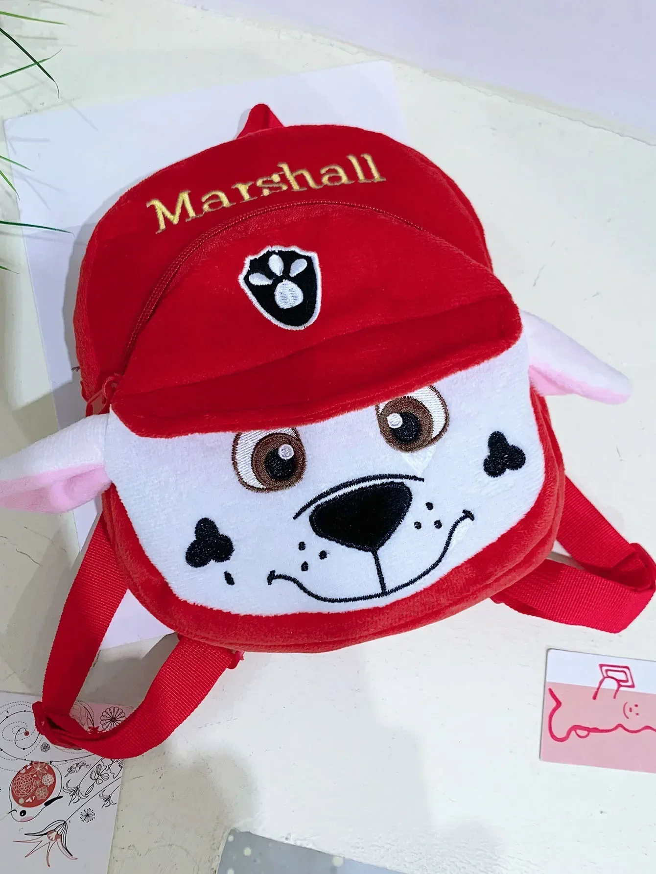 10*18*22cm New Paw Patrol Cartoon Cute Dog Backpack Preschoolers Children Schoolbag Marshall Chase Skye Rubble Birthday Gifts