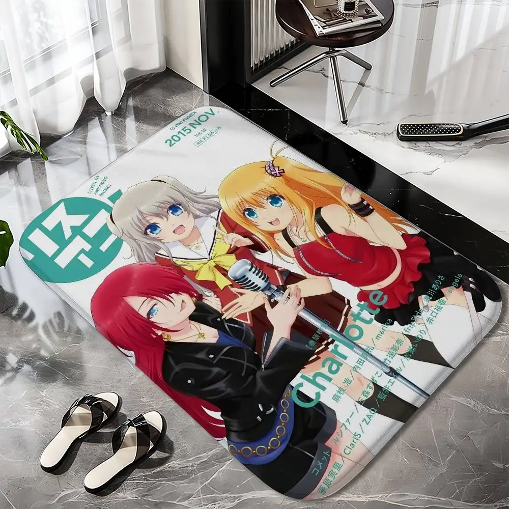 

Charlotte Cute Floor Mat Printed Large Carpets Room And Bedroom Carpets Bathroom Anti Slip Door MATS Small Carpets