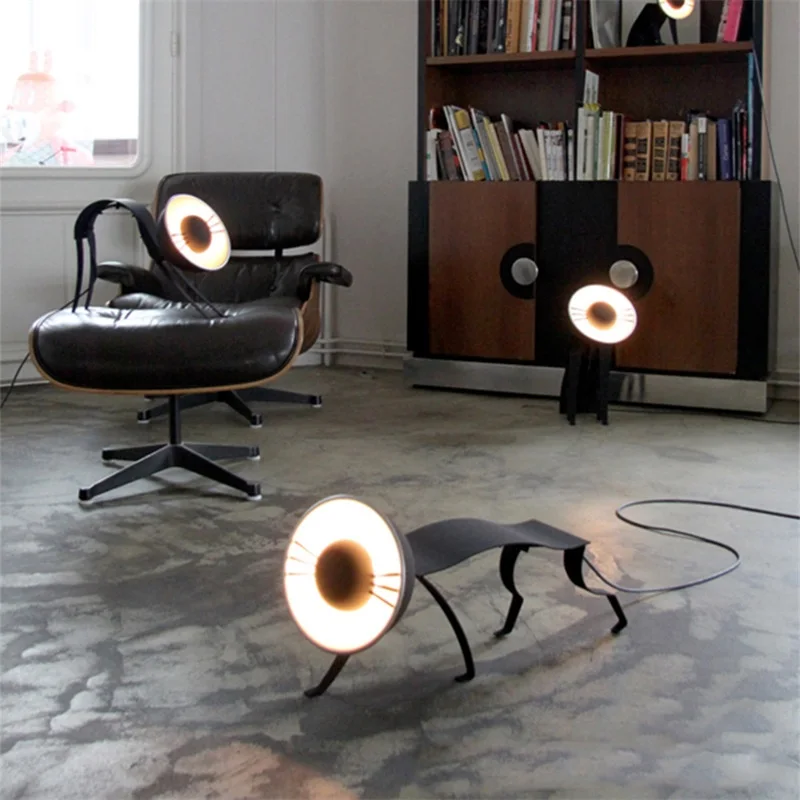 TYLA Nordic Table Lamp Contemporary Creative Black Cat LED Desk Light Decorative For Home Living Room Bedroom