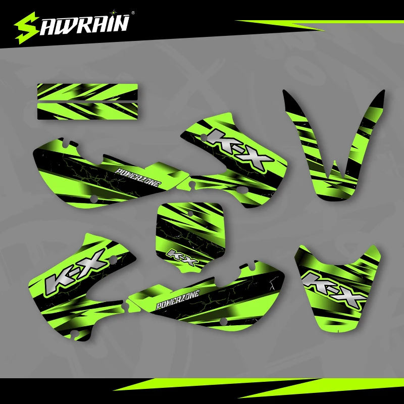 

Наборы наклеек с графикой мотоцикла Sawrain для KAWASAKI 00-20KX65