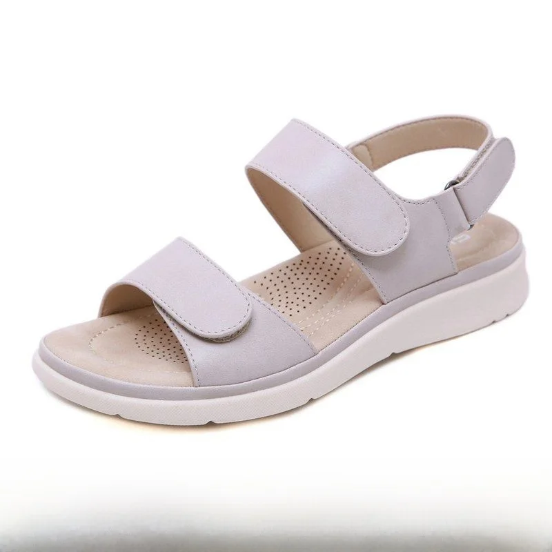 

Женские сандалии-шлепанцы Magic Stick 2025: Новинка, массажная губка, летний стиль, низкий вырез, плоский каблук, кожаная подкладка