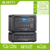 BLUETTI AC300+B300K Portable Power Station 3000W 2764.8Wh Lifepo4 Battery Peak 6000W Home Backup Outdoor Camping Mobile Power