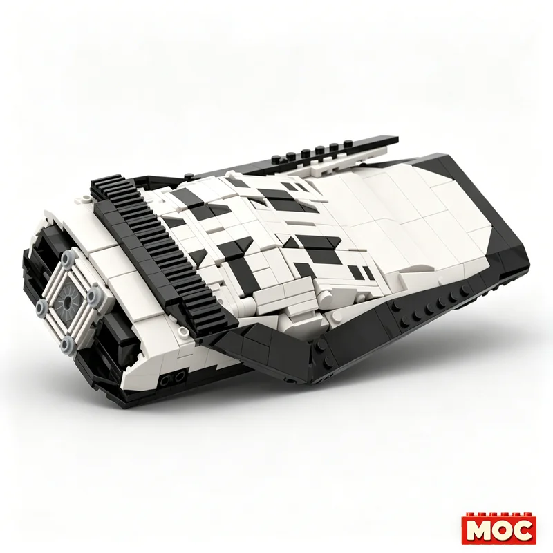 561PCS MOC Interstellar Ranger Sci-Fi Spaceship Model Building Blocks Assembly Educational Toy Birthday Christmas Gift For Kids