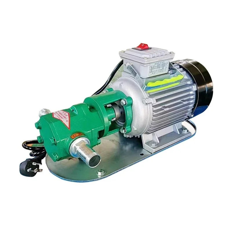 

Stainless Steel Self-priming Gear Pump 220V 380V Hydraulic Oil Motor Oil Diesel Edible Oil High Flow Electric Suction Pump