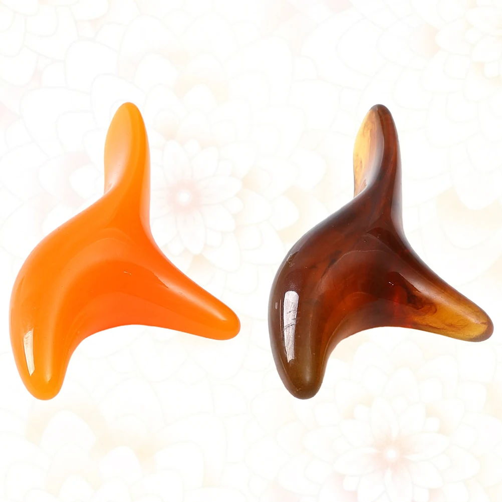 

2 шт., тайская рефлексотерапия, массажная палочка для ног, многоразовый инструмент из смолы для подошвы, релаксации ног, гладкие, легко мыть, инструменты для массажа ног