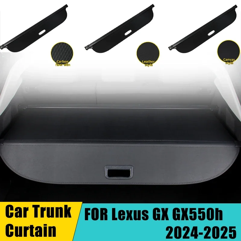 

Car Rear Trunk Curtain For Lexus GX 550 GX550h 2024-2025 J250 Space Rack Partition Shelter Covers Anti-peeping Car Accessories