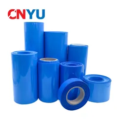 1 metro blu 18650 Li-Battery PVC Heat Shrink Tube Pack larghezza coibentato Film Wrap custodia al litio custodia per cavi