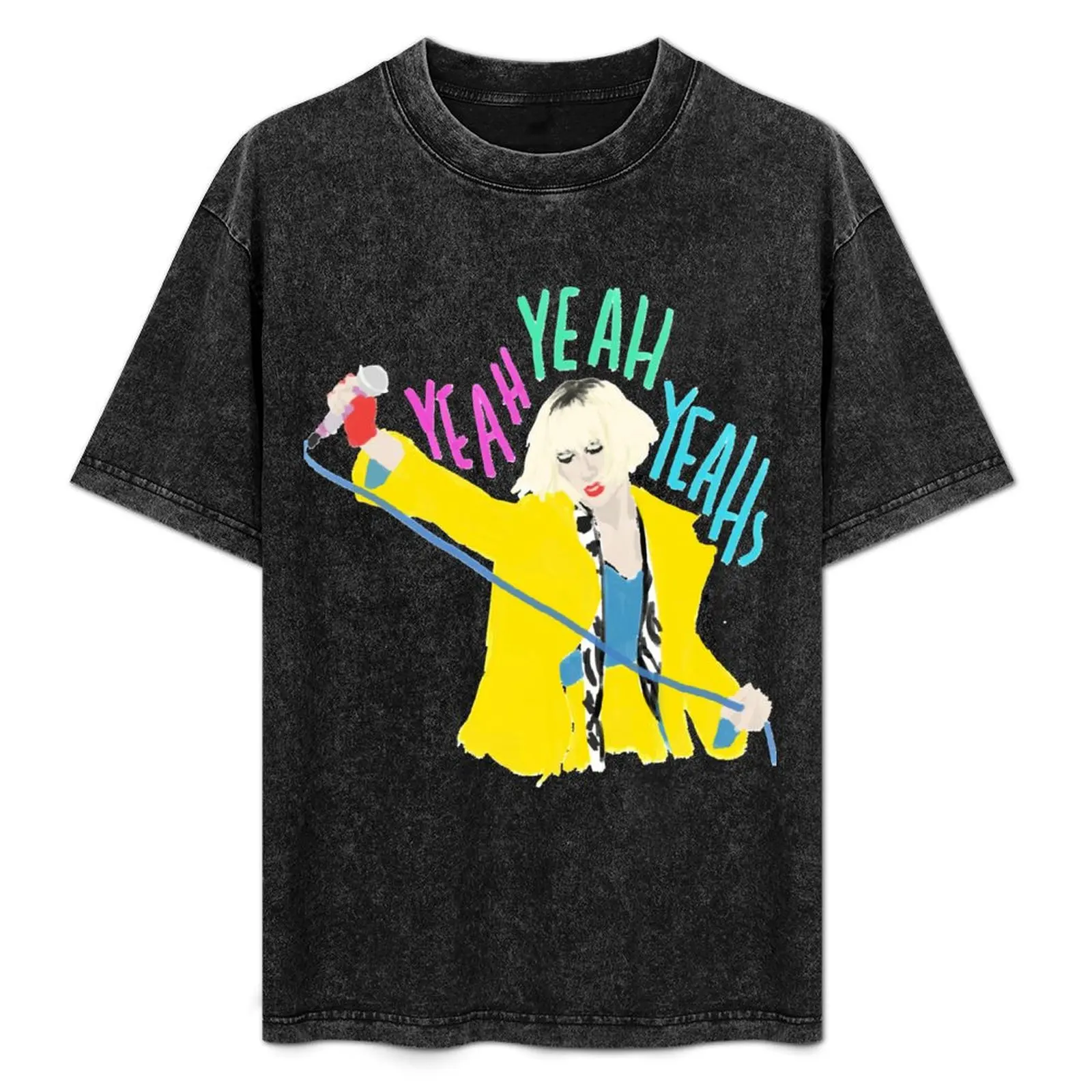 Karen O Yeah Yeah Yeahs T-Shirt Quick Dry Training Short Sleeve Tee