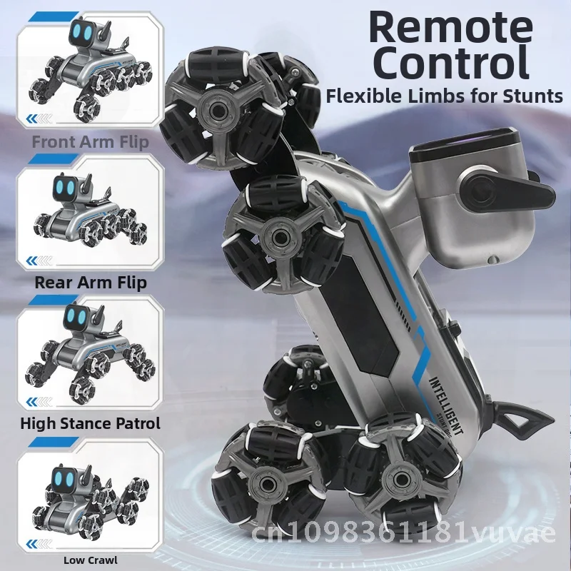 Kinder-Fernbedienung, achträdriges Stunt-mechanisches Hundespielzeug, intelligenter Roboter mit Gestensensor, elektrisches Spielzeug für Jungen