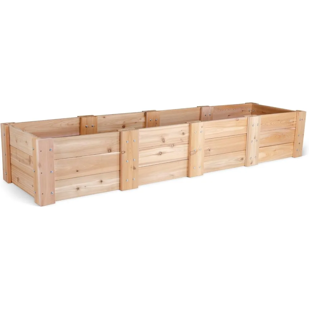 

Садовая кровать Infinite Cedar Premium с кедровым покрытием (2 x 8 x 16,5 дюймов В)