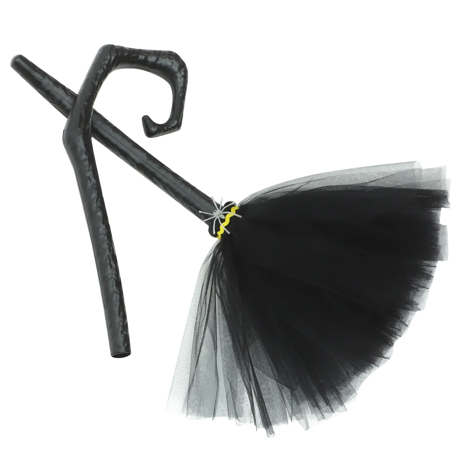 

Decorate Halloween Removable Decorative Witch Broom (Black) Outfits Plastic