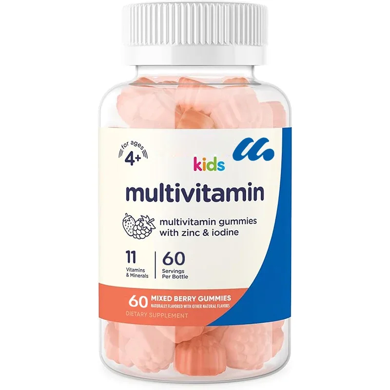 

Children's multivitamin gummies (mixed fruit flavored gummies) - gluten free, non GMO, vegetarian friendly -60 gummies