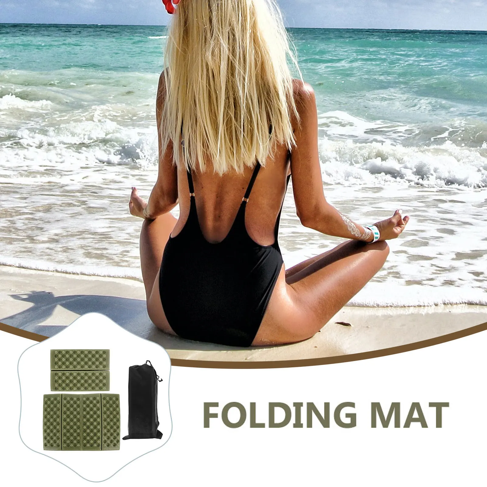 

Foldable Foam Cushion Hiking Seat Camp Folding Sitting Pad Mat Oisture-proof Outdoor Cushions for Picnic
