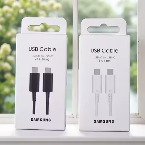 Samsung 65W 45W 5A PD Cable For Galaxy S22 S23 S24 FE S25 Ultra Z Flip Fold 7 6 5 Super Fast Charging 100/180CM USB Type C Cable
