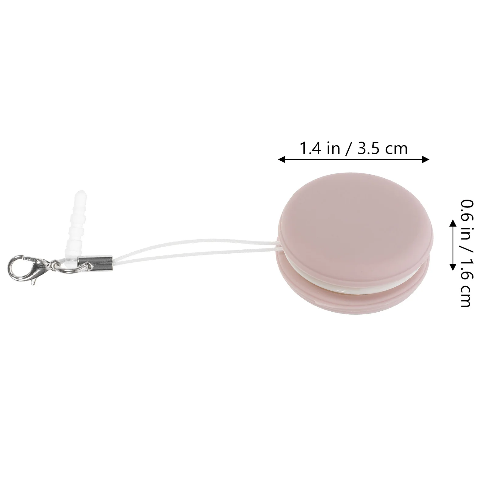 2 قطعة منظف الشاشة المستديرة مسح للهاتف سيليكون أداة تنظيف المحمول المحمولة مقاومة للخدش قلادة التبعي