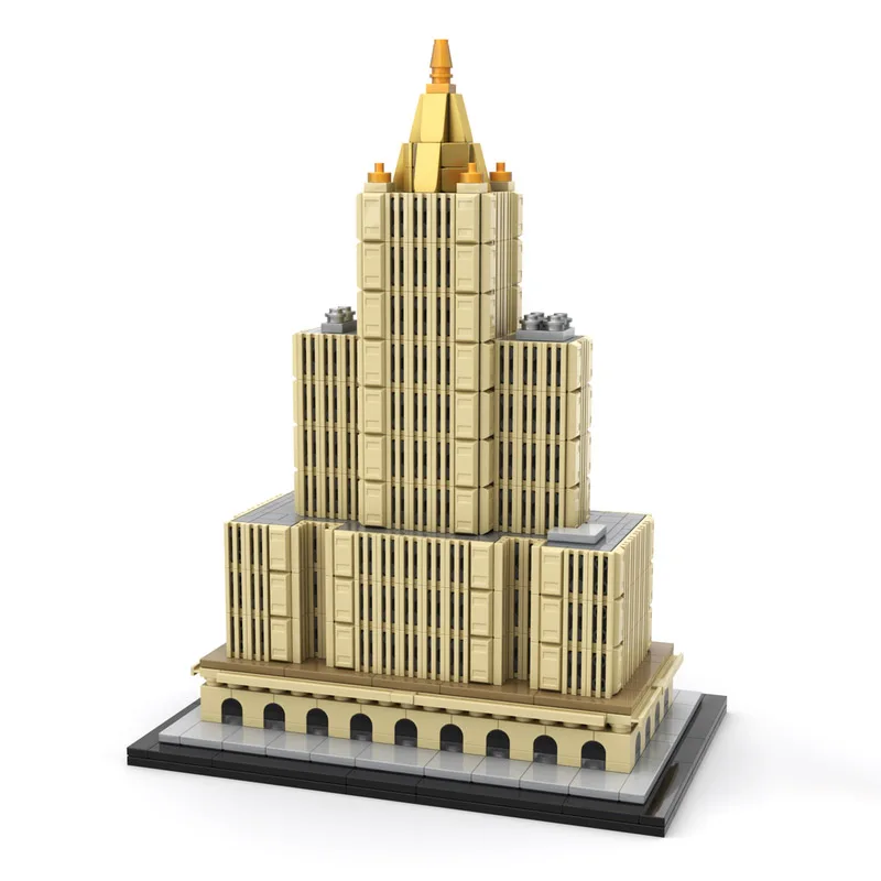 

MOC building blocks toy skyscraper model set 1096 pieces - creative assembly toy set as a holiday gift suitable for all enthusia
