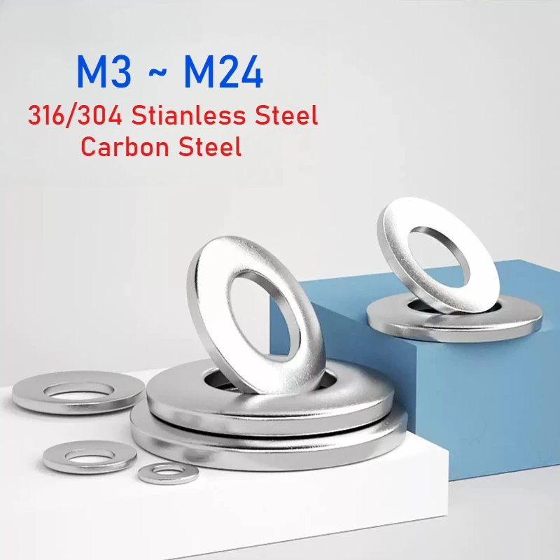 Peijian M3~M24 SUS316/304 Stianless Steel Carbon Steel Disc Spring Gasket DIN6796 Conical Thick Flat Washers