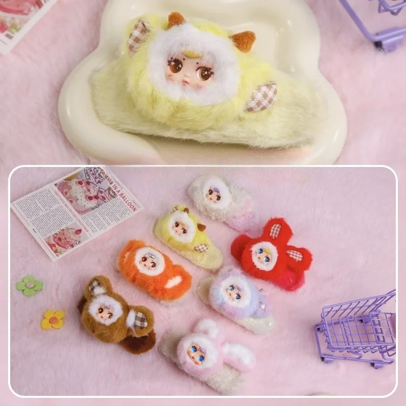 Tarjeta de pelo de caramelo cremoso, caja ciega de felpa mm, tarjeta de pelo de bebé Mengmeng de caramelo cremoso, caja ciega de felpa, caja ciega de muñeca bonita Mengqu