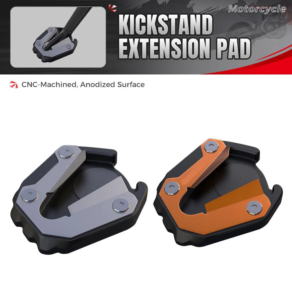 

For 1290 Super Adventure S SAS 2021 2022 2023 2024 Kickstand Enlarge Plate Foot Side Stand Enlarger Extension Support Pad